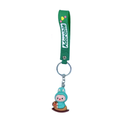 Labubu Keychain Green Color Hanging Pendant Doll  Labubu Keychain Green Color Hanging Pendant Doll